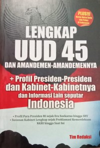 Image of LENGKAP UUD 45 DAN AMANDEMEN-AMANDEMENNYA