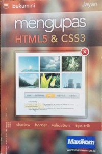 Image of MENGUPAS HTML & CSS3