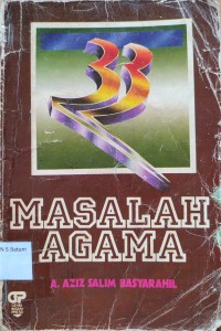 Image of TIGA PULUH TIGA MASALAH AGAMA