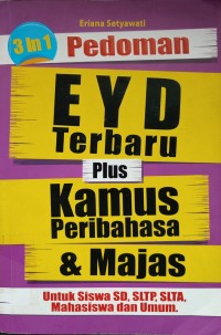 Image of PEDOMAN EYD TERBARU PLUS KAMUS PRIBAHASA DAN MAJAS