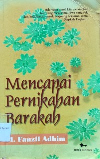 Image of MENCAPAI PERNIKAHAN BAROKAH